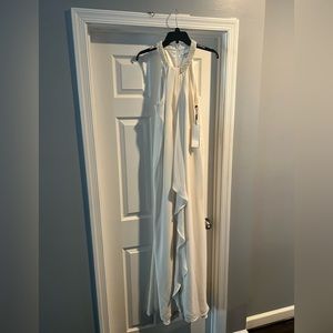 Cream and Neck Embroidery